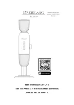 Preview for 13 page of Dreiklang GC-DP010 Instruction Manual