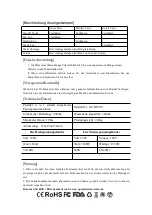 Preview for 24 page of Dreiklang GC-DP010 Instruction Manual