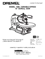 Dremel 1680 Owner'S Manual preview