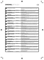 Preview for 5 page of Dremel 2050 Original Instructions Manual