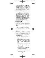 Preview for 6 page of Dremel 290 Operating/Safety Instructions Manual