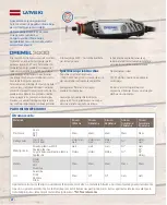 Предварительный просмотр 22 страницы Dremel 3000 Operating/s Manual