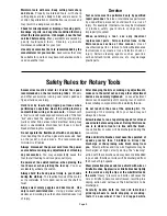 Preview for 3 page of Dremel 398 Operating/Safety Instructions Manual