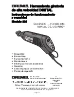 Preview for 49 page of Dremel 398 Operating/Safety Instructions Manual