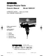 Preview for 1 page of Dremel 5000231 Owner'S Manual