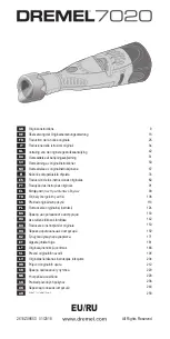 Предварительный просмотр 1 страницы Dremel 7020 Original Instructions Manual