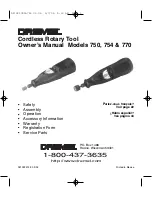 Dremel 750 Owner'S Manual preview