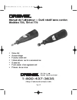 Preview for 22 page of Dremel 750 Owner'S Manual