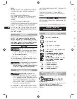 Preview for 54 page of Dremel 8300 Original Instructions Manual