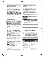 Preview for 56 page of Dremel 8300 Original Instructions Manual