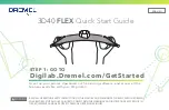 Dremel DigiLab 3D40 FLEX Quick Start Manual preview