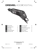 Dremel Digital 400 series Original Instructions Manual предпросмотр