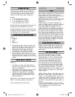 Preview for 41 page of Dremel Digital 400 series Original Instructions Manual