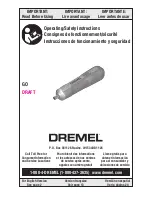 Preview for 1 page of Dremel GO DRAFT Operating/Safety Instructions Manual