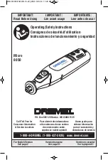 Dremel Micro 8050 Operating/Safety Instructions Manual предпросмотр