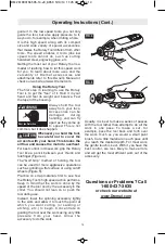 Предварительный просмотр 14 страницы Dremel Micro 8050 Operating/Safety Instructions Manual