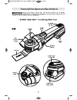 Preview for 10 page of Dremel MM20V Operating/Safety Instructions Manual