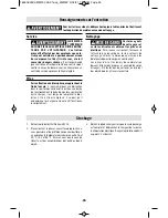 Preview for 46 page of Dremel MM20V Operating/Safety Instructions Manual