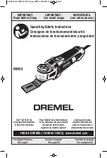 Dremel MM50 Operating/Safety Instructions Manual preview