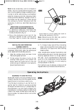 Preview for 10 page of Dremel MM50 Operating/Safety Instructions Manual