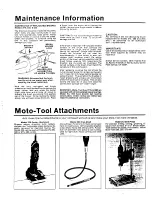 Preview for 8 page of Dremel MOTO-TOOL 275 Owner'S Manual