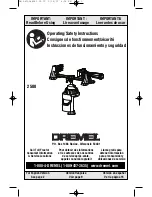 Dremel Multi-Vise 2500 Operating/Safety Instructions Manual preview