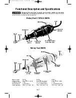 Preview for 6 page of Dremel MultiPro 275T6 Owner'S Manual