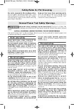 Preview for 3 page of Dremel PawControl 7760-PGK Operating/Safety Instructions Manual