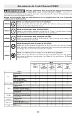 Preview for 36 page of Dremel Ultra-Saw US20V Operating/Safety Instructions Manual