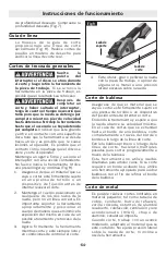 Preview for 64 page of Dremel Ultra-Saw US20V Operating/Safety Instructions Manual