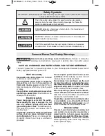 Preview for 2 page of Dremel VELOCITY VC60 Operating/Safety Instructions Manual