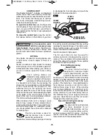 Preview for 11 page of Dremel VELOCITY VC60 Operating/Safety Instructions Manual