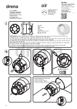 Drena Air 99594 Quick Start Manual предпросмотр