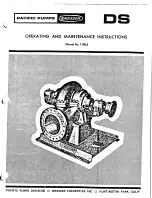 Предварительный просмотр 1 страницы Dresser Pacific Pumps DS Operating And Maintenance Instructions Manual