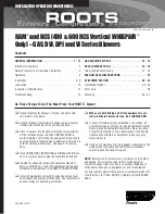 Dresser ROOTS DPJ Series Installation Operation & Maintenance preview