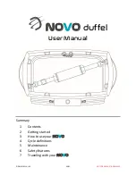 DRESSFRESH NOVO duffel User Manual preview