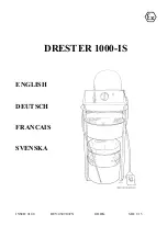 Preview for 1 page of Drester 1000-IS Manual