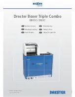 Предварительный просмотр 1 страницы Drester Boxer Triple Combo DB33C Operation Manual