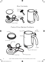 Предварительный просмотр 8 страницы Drew & Cole Barista Frothiere User Manual