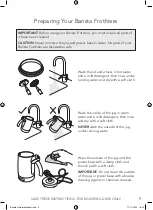 Предварительный просмотр 9 страницы Drew & Cole Barista Frothiere User Manual