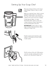 Preview for 13 page of Drew & Cole Soup Chef SM103D User Manual