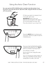 Preview for 21 page of Drew & Cole Soup Chef SM103D User Manual