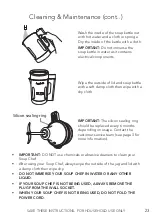 Preview for 23 page of Drew & Cole Soup Chef SM103D User Manual