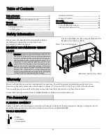 Preview for 2 page of drew & jonathan 320643180 Assembly Instructions Manual