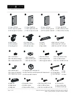 Preview for 2 page of drew & jonathan SCOTT LIVING Cahill SL36WBCH-4 Assembly Instructions Manual