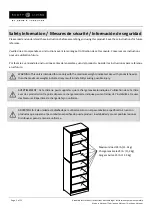 Preview for 3 page of drew & jonathan SCOTT LIVING Nolan SL25CNL-1 Manual