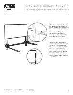 Preview for 3 page of Drew Barrymore Flower Home Velvet Tufted Scallop Headboard Assembly Instructions