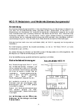 Preview for 3 page of Drews HCC 11 Description And Operating Manual