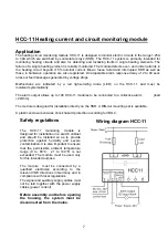 Preview for 7 page of Drews HCC 11 Description And Operating Manual