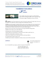 Preview for 1 page of DREXAN CMH-CON Installation Instructions Manual